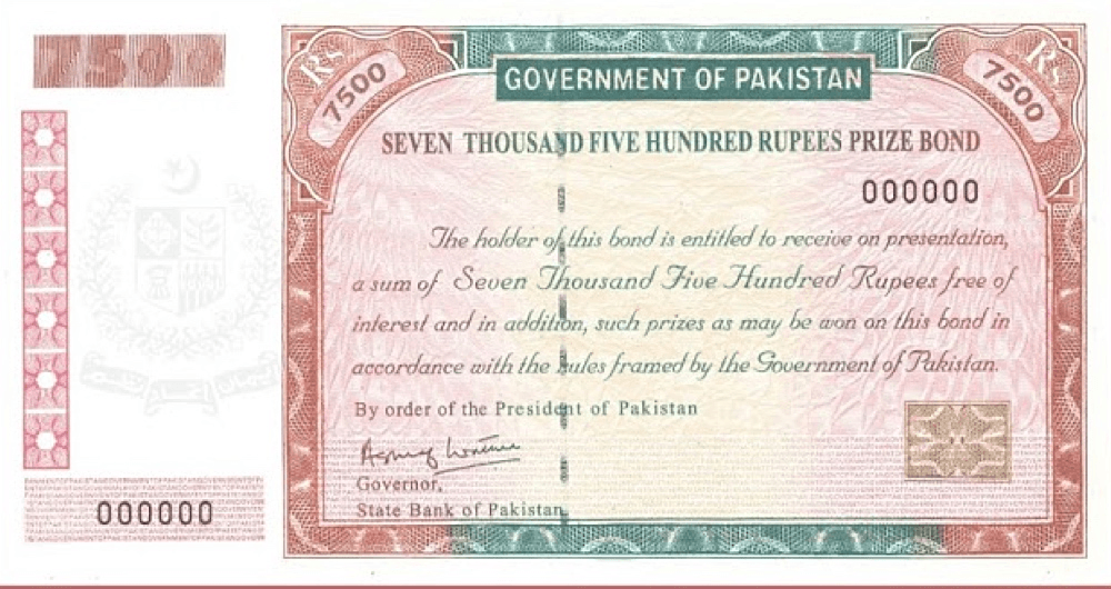 Rs. 7,500 Prize Bond Draw 66 Result - lahore